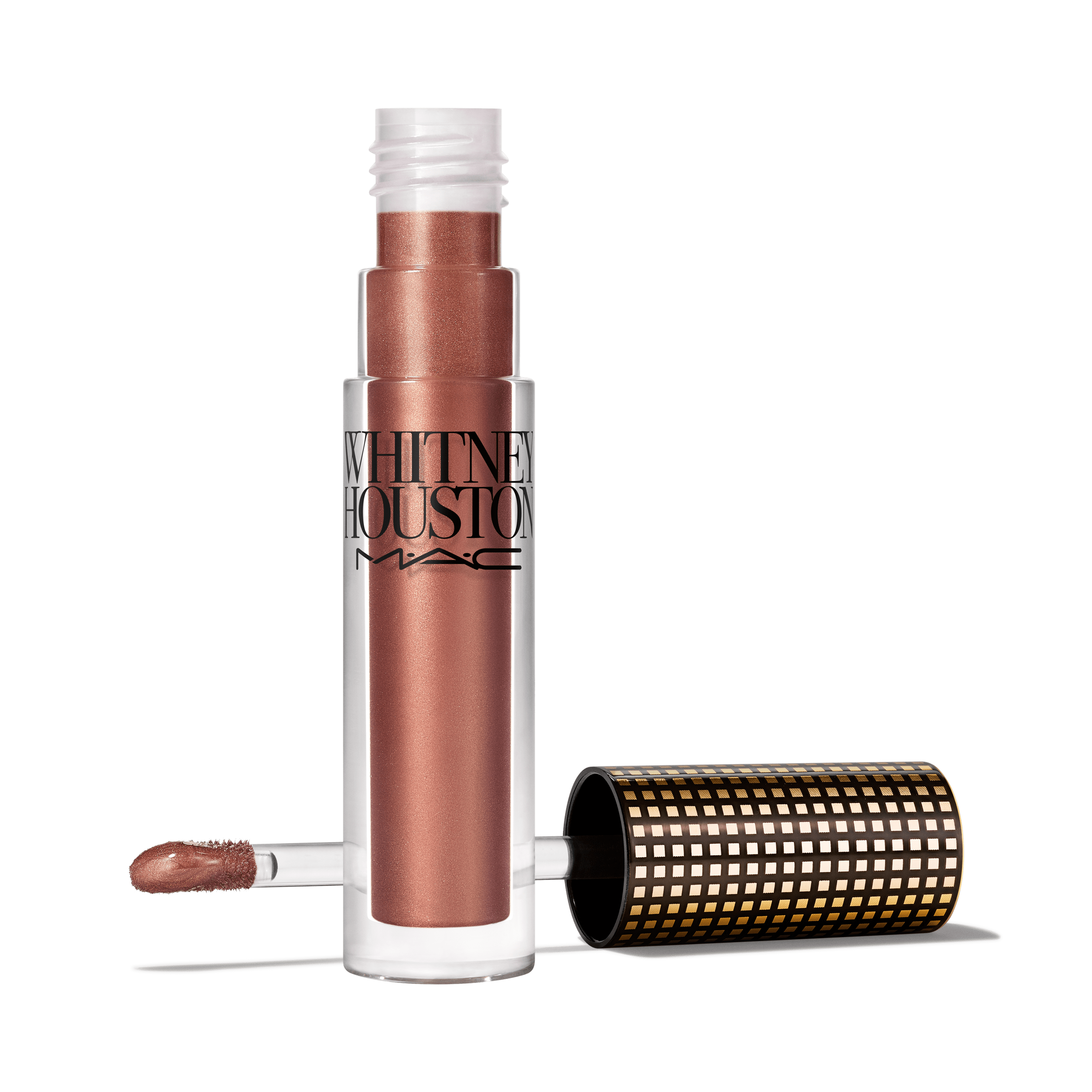 MAC X Whitney Houston NIPPY’S CLUTCH Gold Metal Accent