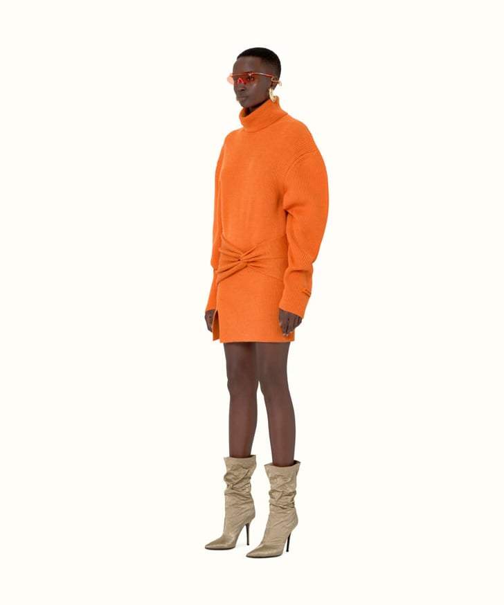 Fenty Turtleneck Knit Mini Dress | See 