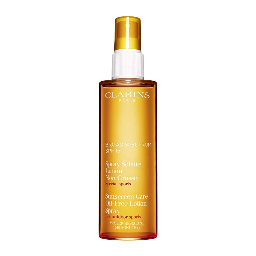 Clarins Sunscreen Care Oil-Free Lotion Spray SPF 15 ($36)