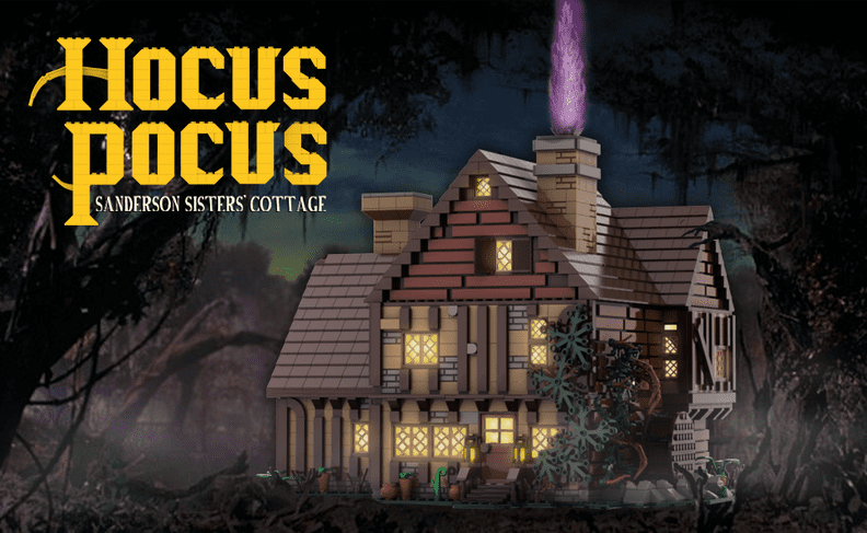 Hocus Pocus Sanderson Sisters' Cottage Set Idea Box