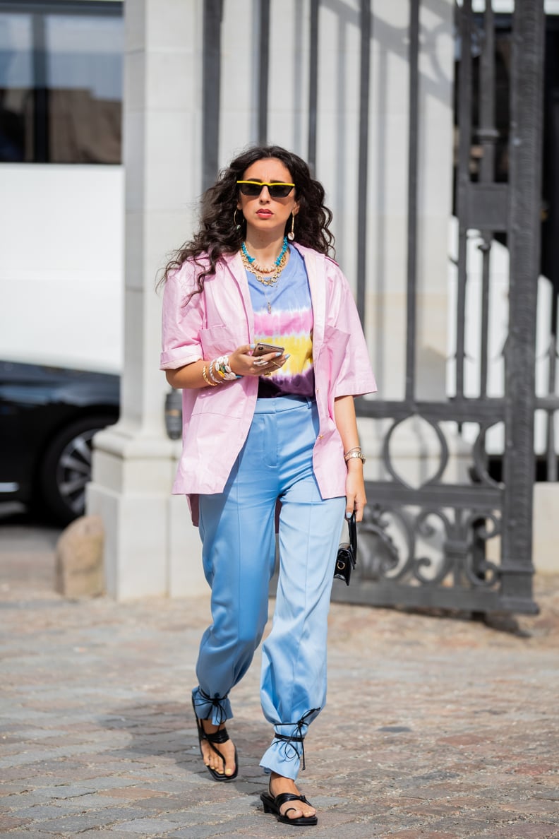 Street Style Trend: Ankle Strap Shoes and Pants