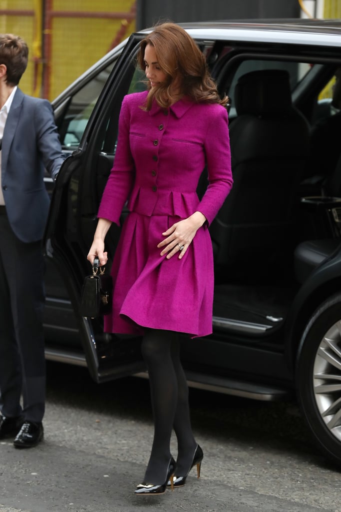 Kate Middleton Purple Oscar de la Renta Suit January 2019