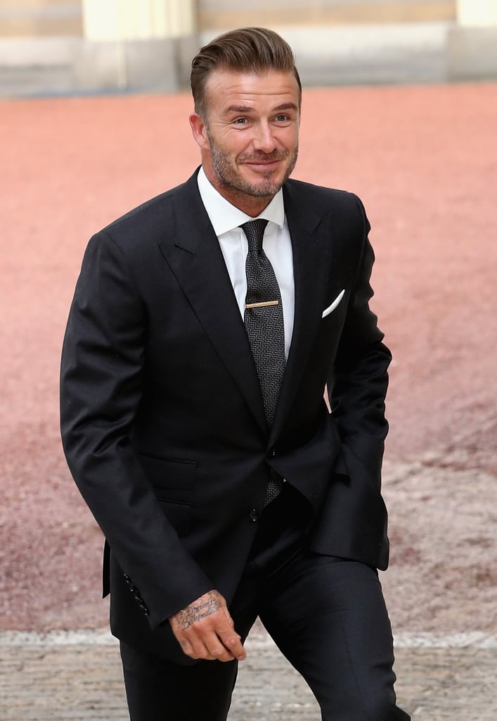 Queen Elizabeth And David Beckham In London June 16 Popsugar Celebrity Uk Photo 6