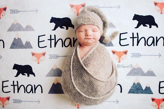 personalised blankets for babies australia
