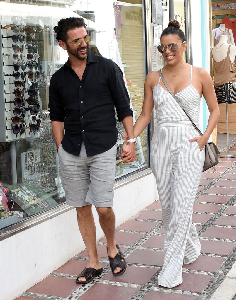 Eva Longoria and Jose Antonio Baston PDA in Spain 2016 POPSUGAR Latina
