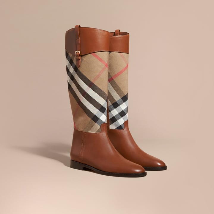 Burberry Leather Riding Boots