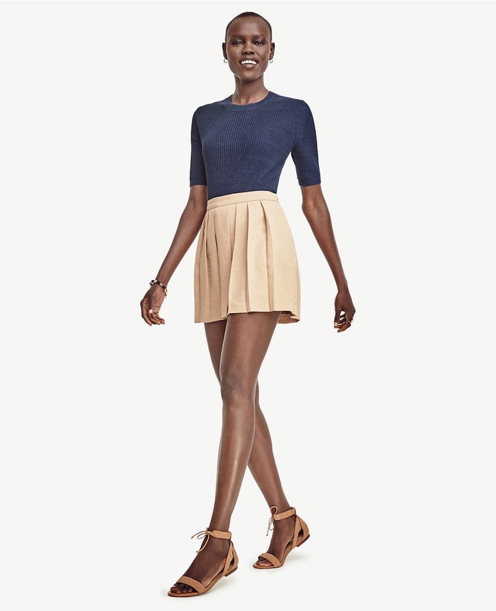 Ann Taylor Drapey Skort ($69)