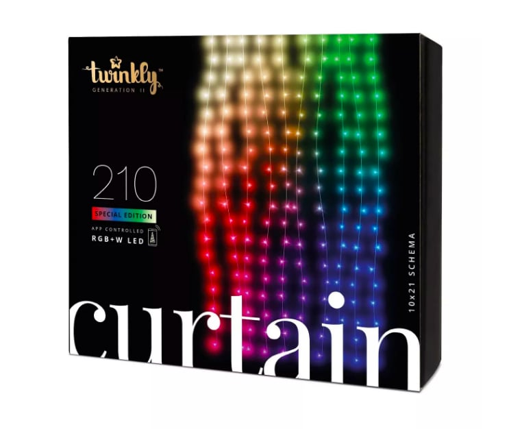Twinkly LED RGB Multicolor + White Decorative Curtain Lights