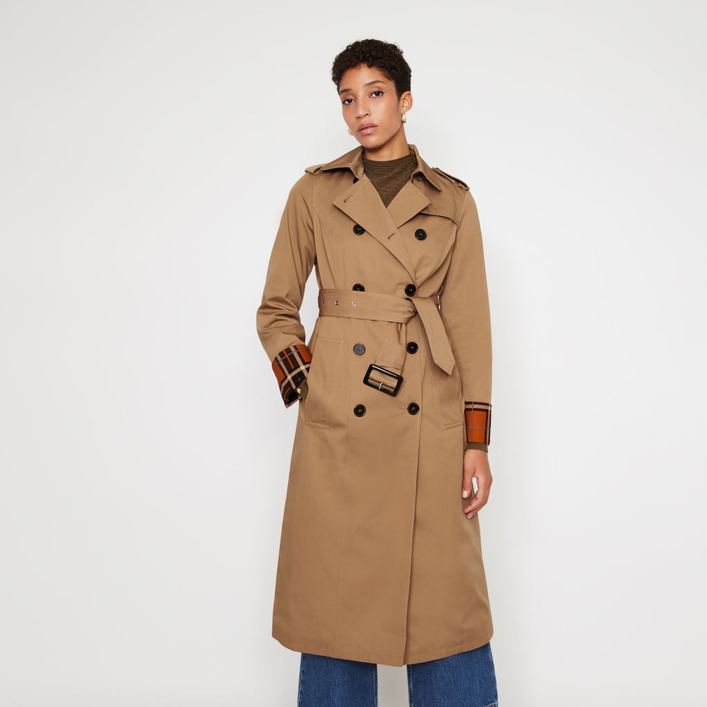 Warehouse Check Lined Trench Coat