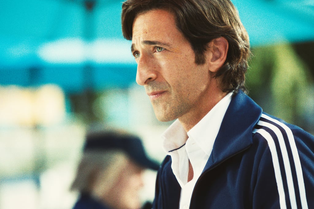 Adrien Brody as Pat Riley in "Winning Time"
