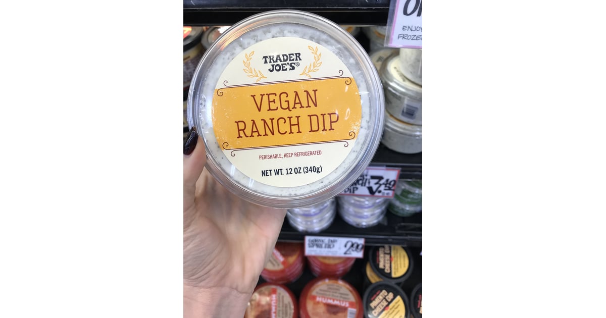 Trader Joe's Vegan Ranch Dip The Best Healthy Snacks at Trader Joe's