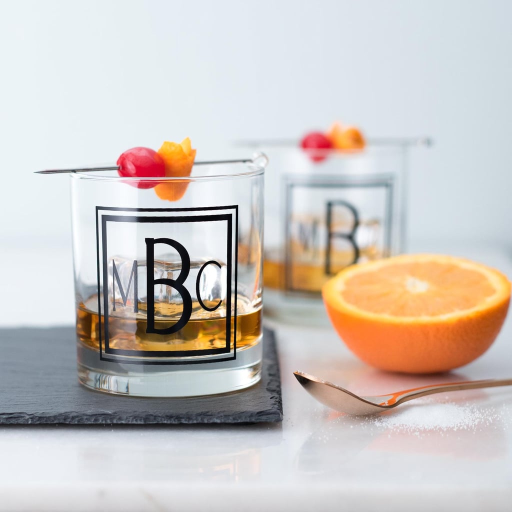 Monogram Old Fashioned Glassware Set