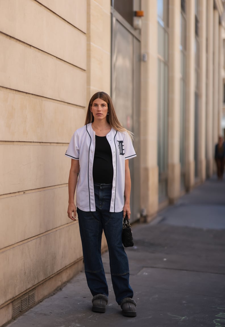 denim baseball jersey