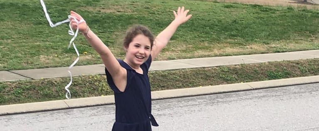 Girl's Neighborhood Birthday Party While Social Distancing