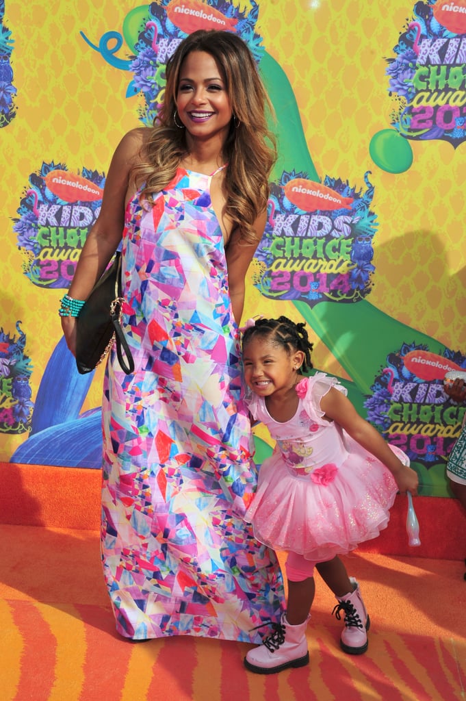 Christina Milian had fun with daughter Violet Madison Nash.