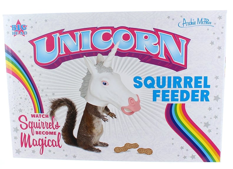 Archie McPhee Unicorn Head Squirrel Feeder