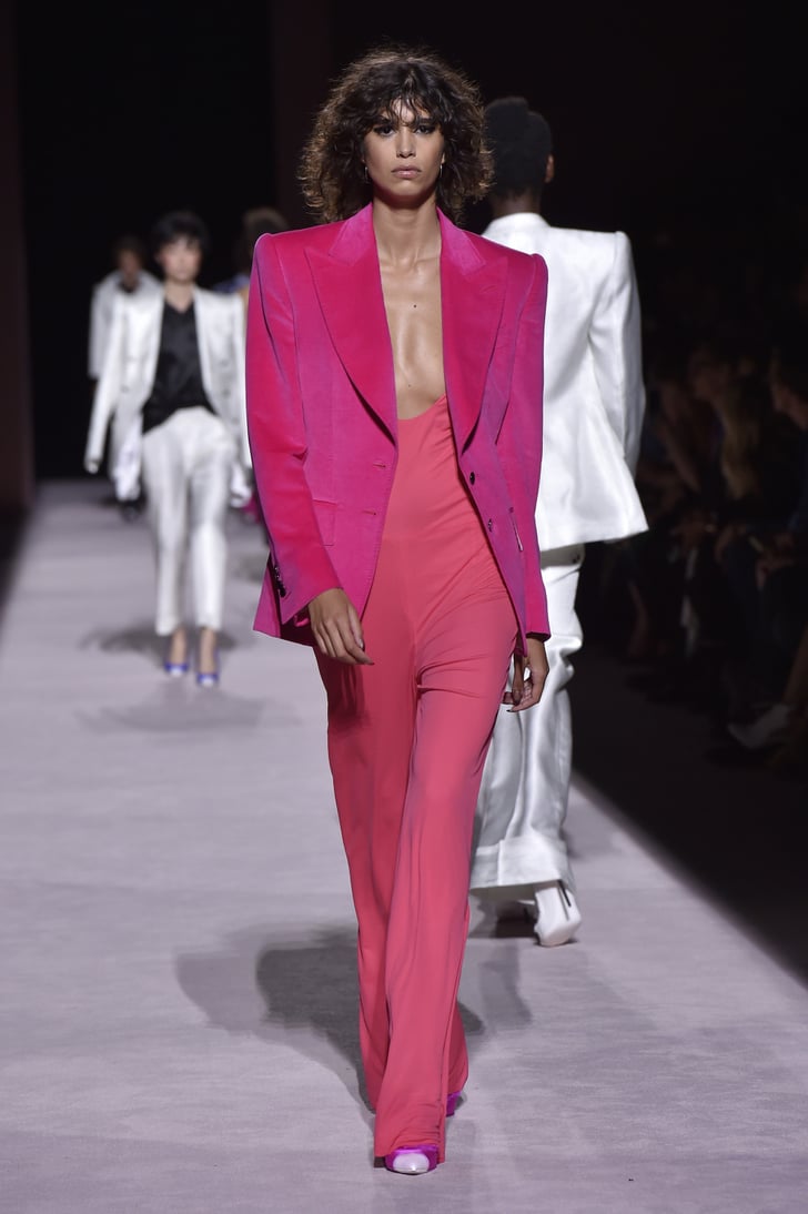Pink at Tom Ford Spring 2018 | Color Trends For 2018 | POPSUGAR Fashion ...