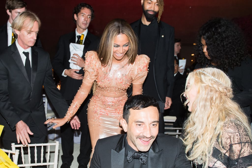 Pictured: Beyonce Knowles, Madonna, and Riccardo Tisci