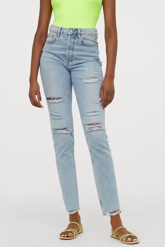 H&M Slim Mom Jeans Trashed