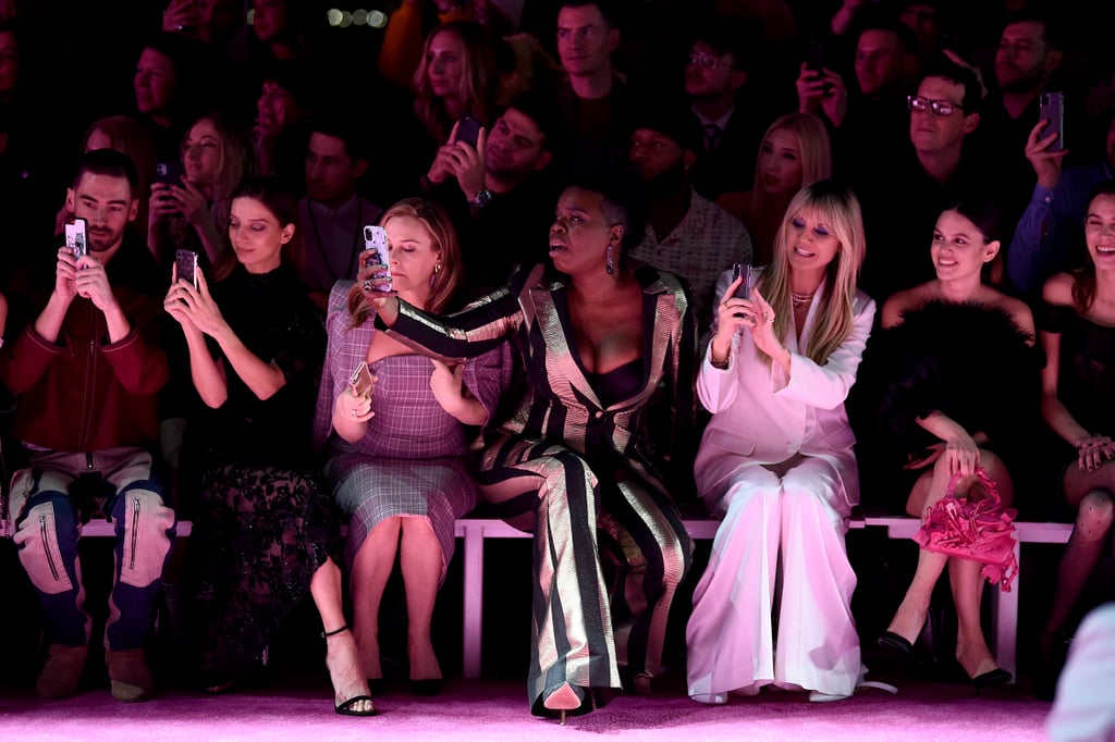 Leslie Jones Hypes Up Coco Rocha at Christian Siriano NYFW