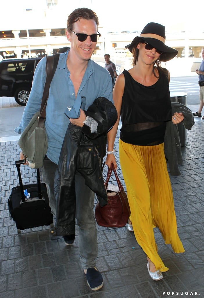 Benedict Cumberbatch and Sophie Hunter After Their Honeymoon