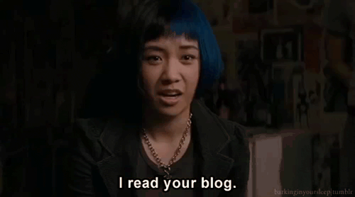 You're horrified that somebody will find your blog . . .