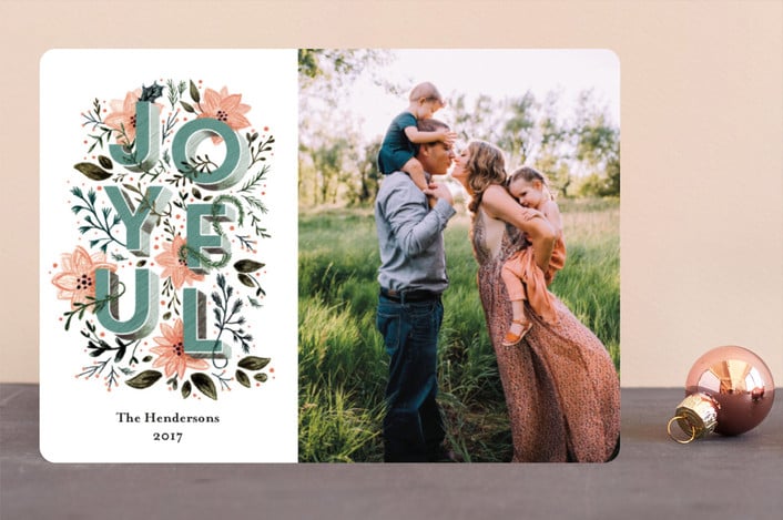 Joyful Always Card from Minted ($1-$3 per card)