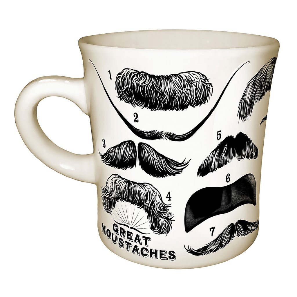 Shop it: Great Moustaches Mug ($13)