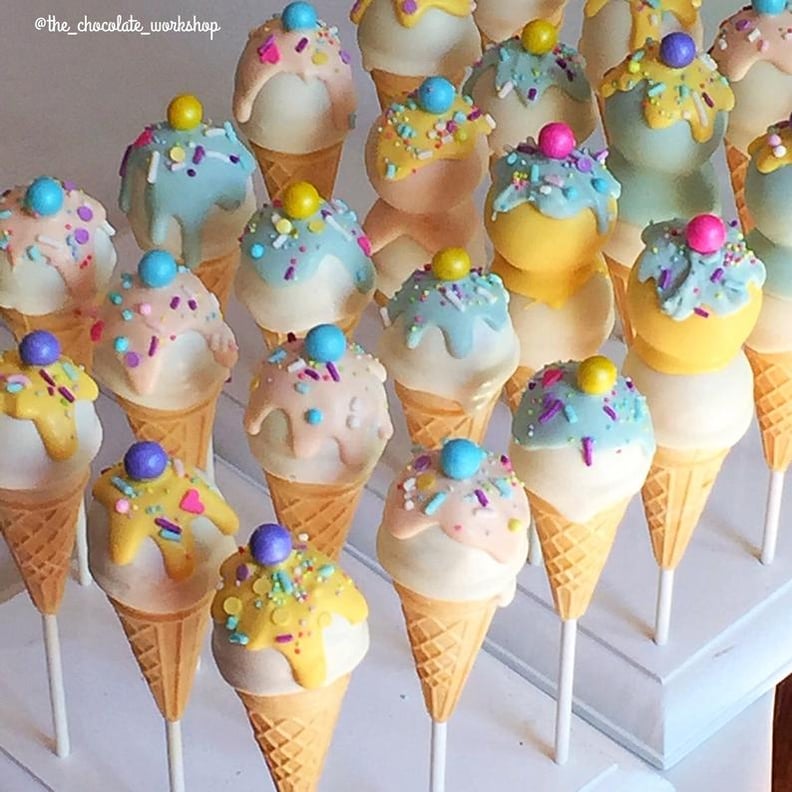 Ice Cream Cone Cake Pops