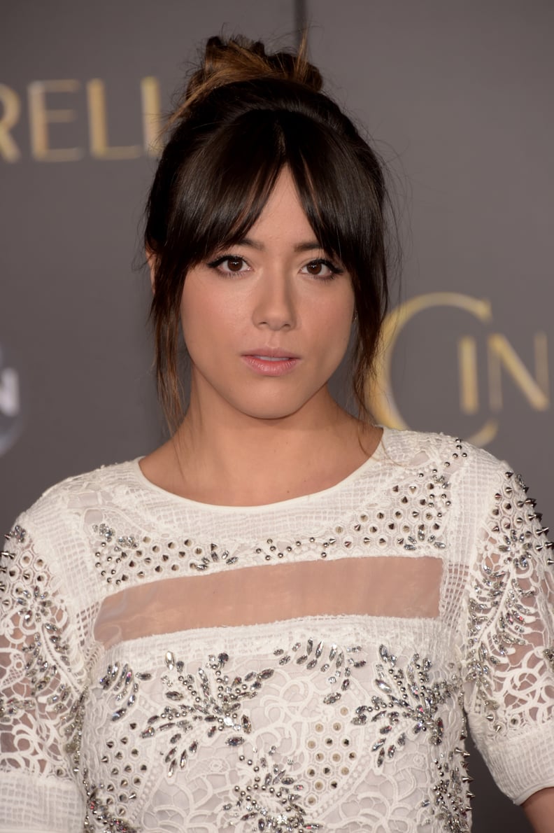 HOLLYWOOD, CA - MARCH 01:  Actress Chloe Bennet attends the premiere of Disney's 