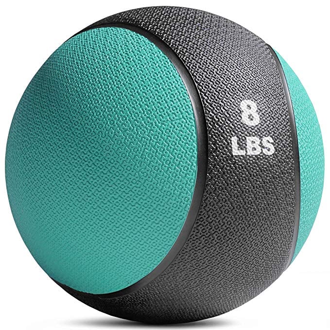 Titan Fitness 8-Pound Weighted Medicine Ball | Home Gym Equipment on ...