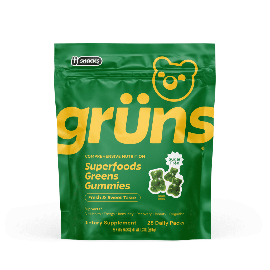 Grüns Superfood Gummies ($60, originally $67)
If you, like me, have gone far too long without getting in your necessary vitamins (despite the helpful guidance of your physician), the delicious strawberry taste of these gummies will fast-track you down the right path. One large pack, which you can subscribe to for $41 monthly, contains 28 individual packs with a handful of gummies in each. Available in equally tasty low-sugar or sugar-free varieties, the gummies support digestion, immunity, energy, metabolism, cognitive function, and so much more.