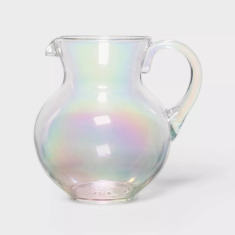 Sun Squad Iridescent Plastic Beverage Pitcher