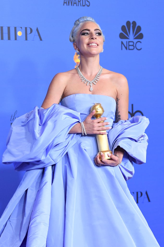 Lady Gaga Dress Golden Globes 2019 Popsugar Fashion 