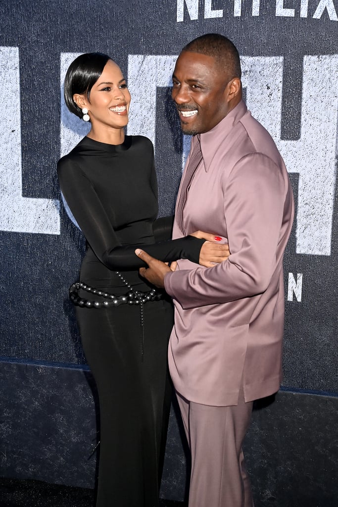 Idris Elba and Sabrina Dhowre Elba at the "Luther: The Fallen Sun" Premiere