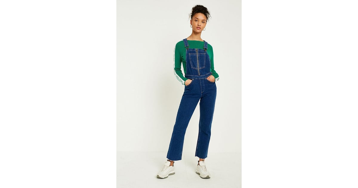 Kick flare dungarees top