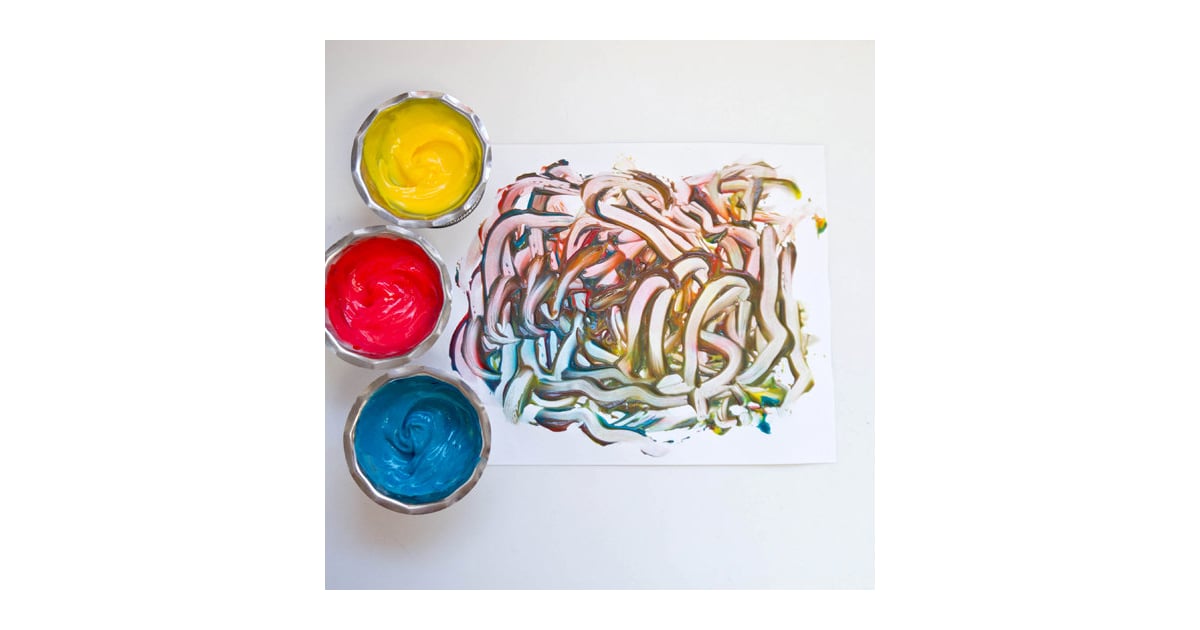 Make Finger Paint That You Can Eat! Toddler Activities POPSUGAR