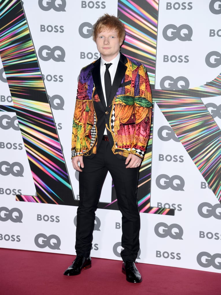 Ed Sheeran at the British GQ Men of the Year Awards 2021