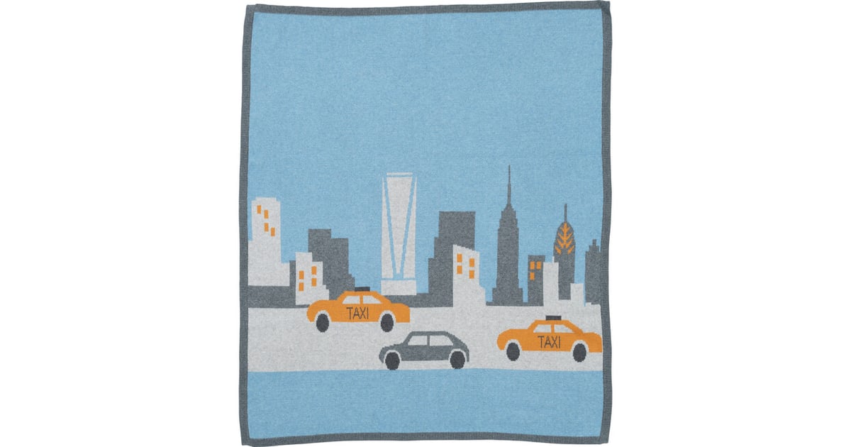 For the Little Ones Lucky Jade New York City Cotton Cashmere Blanket Best New York City Gifts