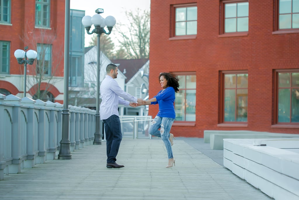 Glamorous City Engagement Shoot