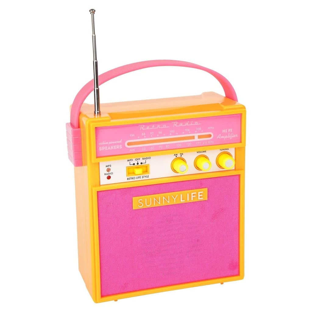 Sunnylife Retro Sounds Malibu | Sunnylife Boombox Speakers | POPSUGAR ...