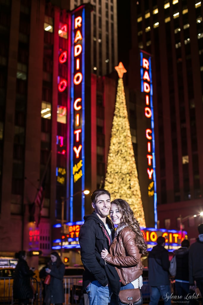 Christmas Engagement Photos in New York