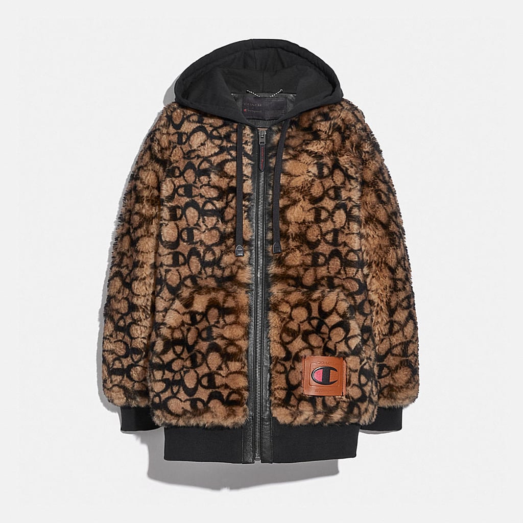 Coach x Champion Super Fleece Shearling Hoodie