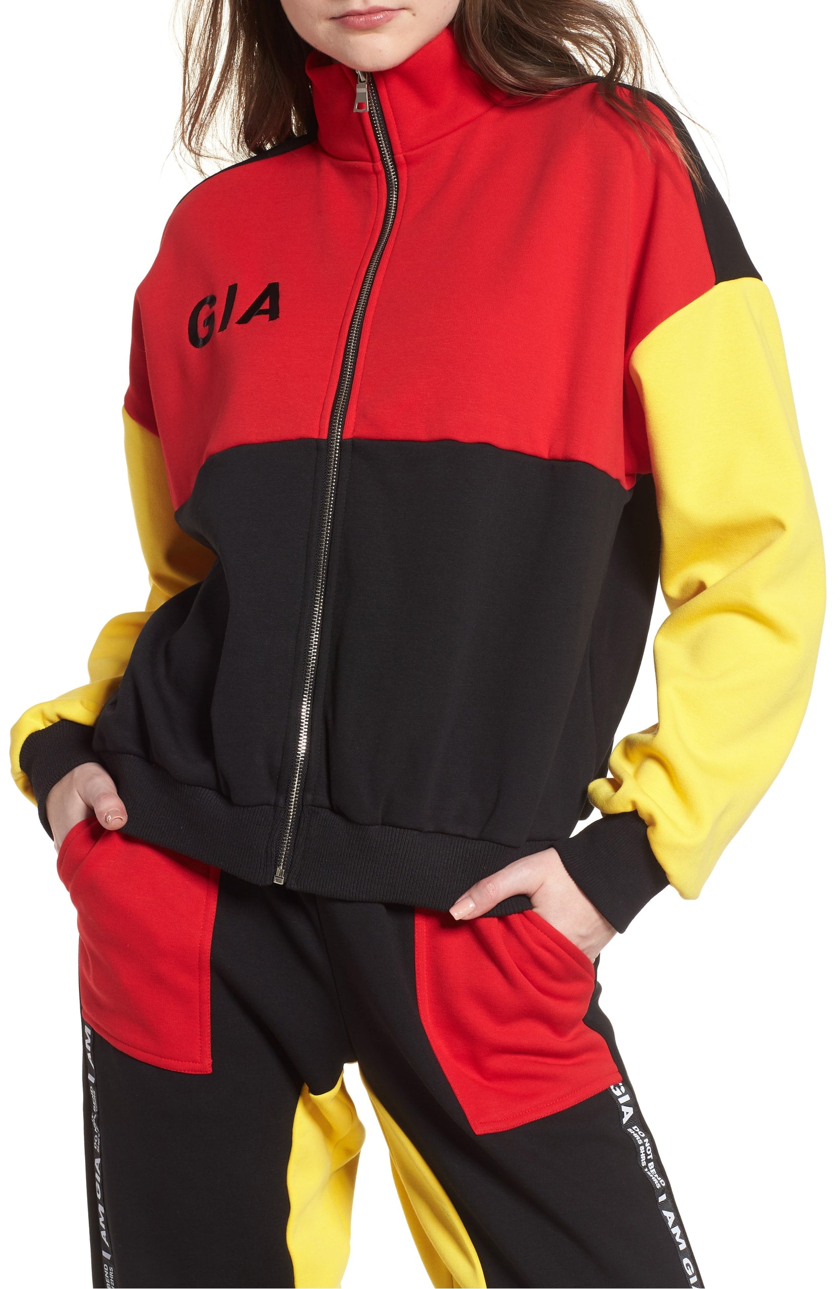 I am gia red hoodie new arrivals
