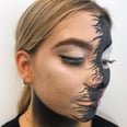 Scare the Parasite Out of Your Friends With This Venom Makeup Look