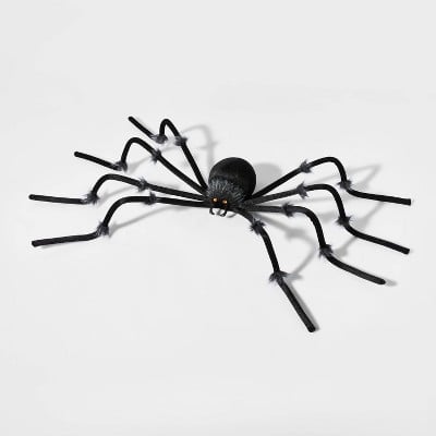 Plush Halloween Spider Decorative Prop