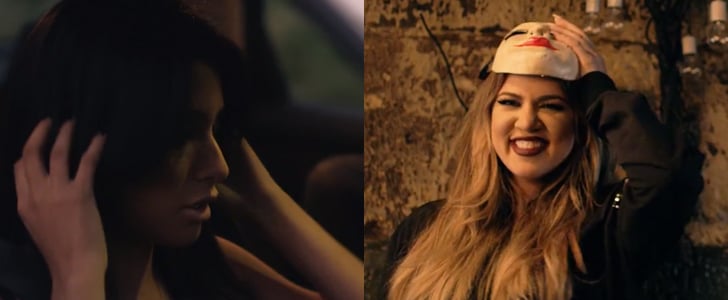 Khloe Kardashian in French Montana's "Don't Panic" Video