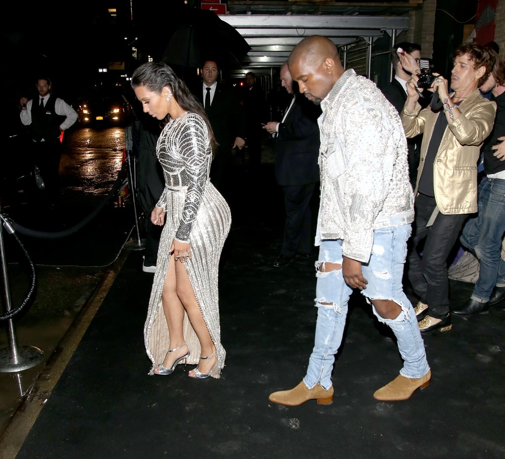Kim Kardashian and Kanye West at the 2016 Met Gala