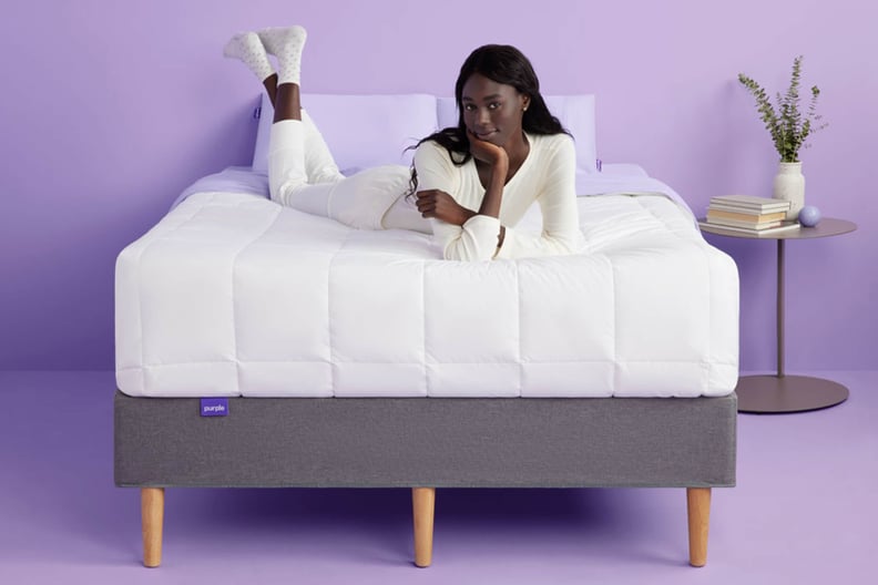 紫色的床垫