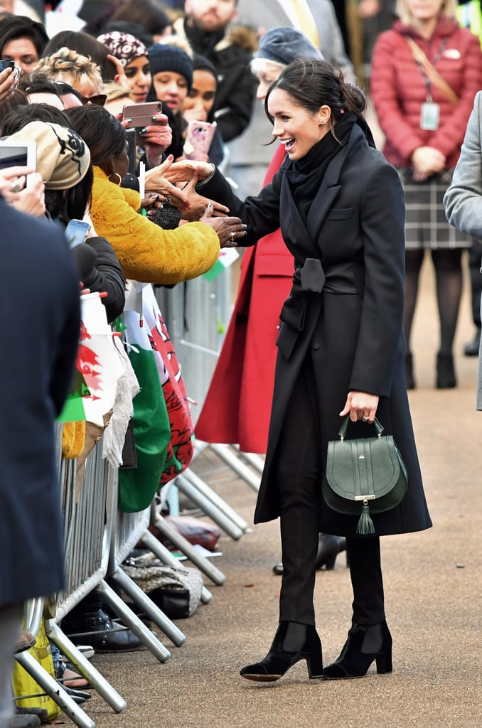 When She Wore All Black to a Royal Engagement